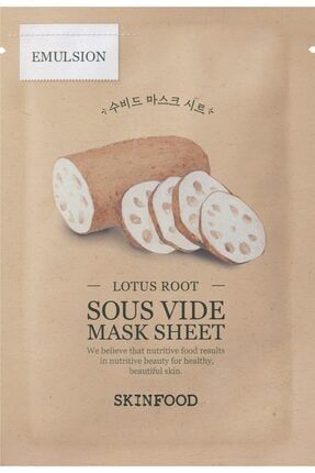 Lotus Root Sous Vide Mask Sheet 72909