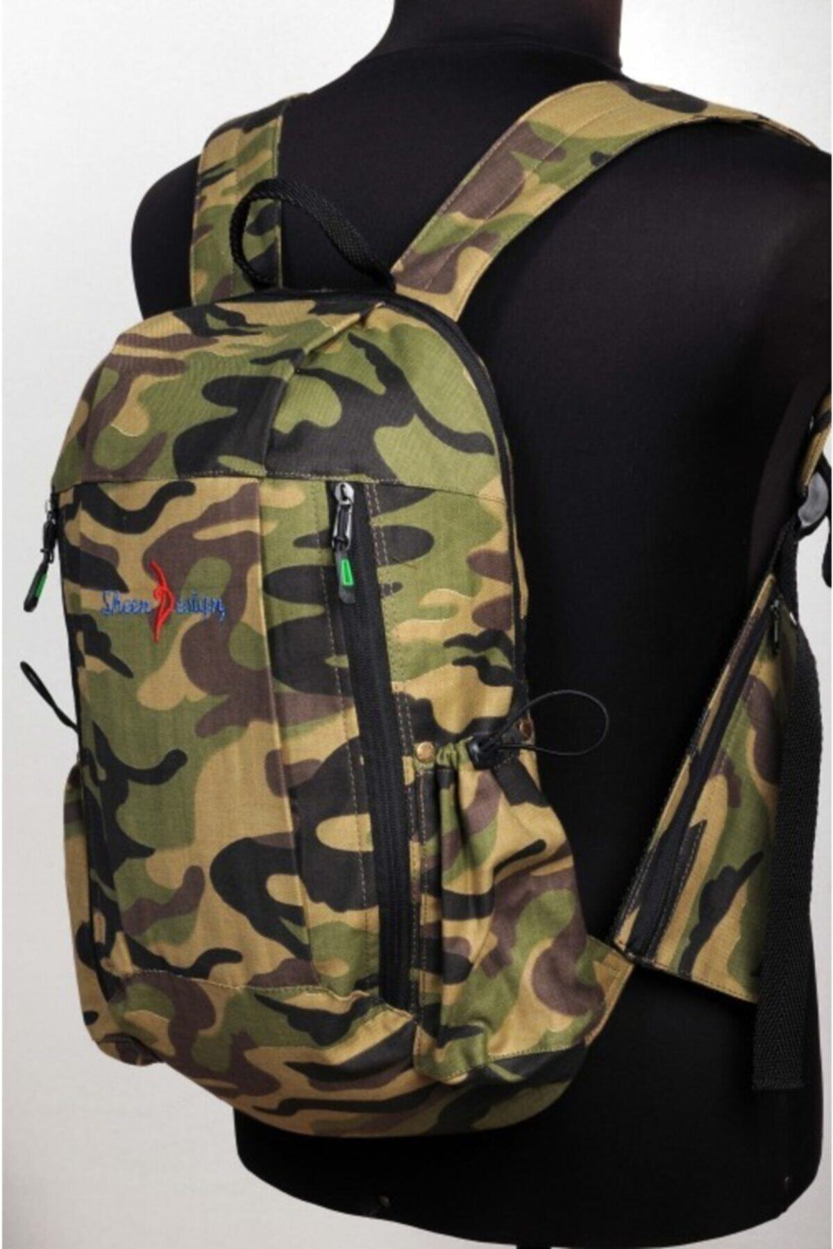 کوله پشتی زنانه قهوه ای SHEEN EXCLUSİVE DESİGN | 62 اورجینال - تصویر 5