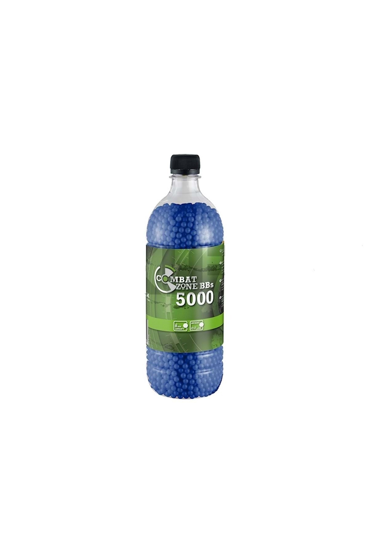 Billes Airsoft Combat Zone – 6 Mm – Jaunes – 0,12 G – Sachet De 1000 – Neuves
