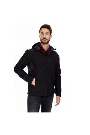 2as Visir Erkek Softshell Mont Siyah Trendyol