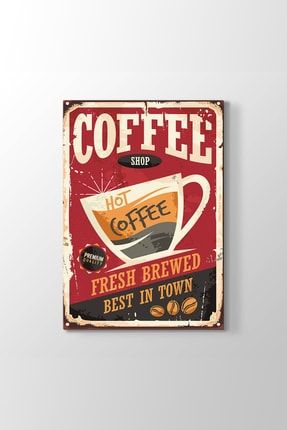 Vintage Kahve Posteri Tablosu (Model 2) - (ÖLÇÜSÜ 70x100 cm) VT-309__model_2