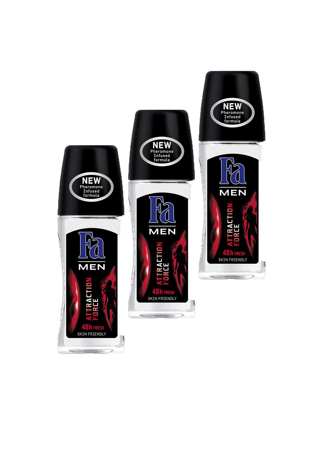 Attractıon Force Roll-on 50 ml - 3 Adet