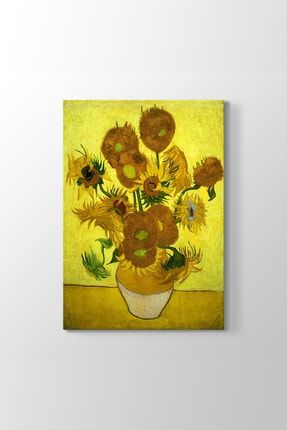 Vincent Van Gogh - Sunflowers Tablosu (Model 2) - (ÖLÇÜSÜ 40 X 60 cm) BS-405__model_2