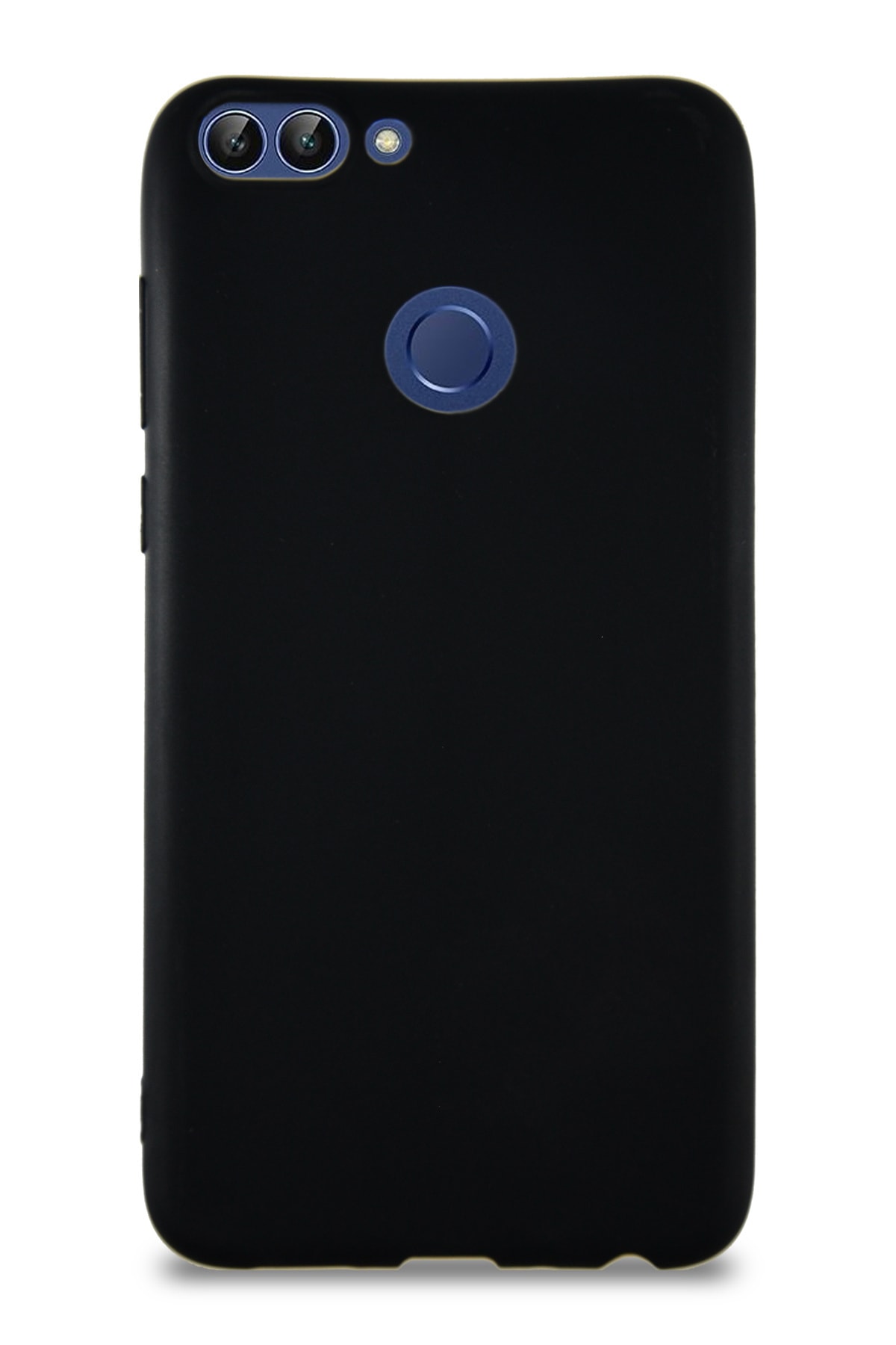 Huawei P Smart Soft Premier Renkli Silikon Kapak - Siyah