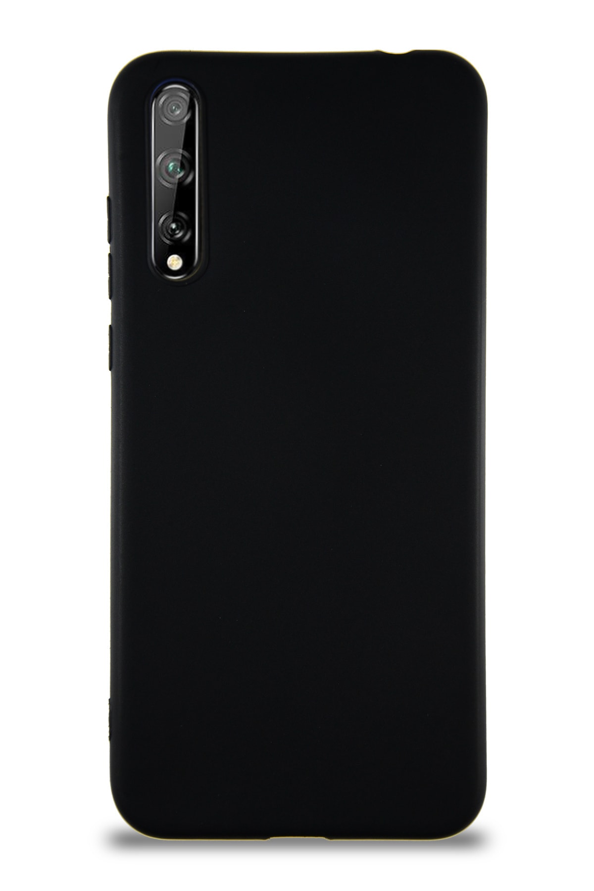 Huawei P Smart S Soft Premier Renkli Silikon Kapak - Siyah