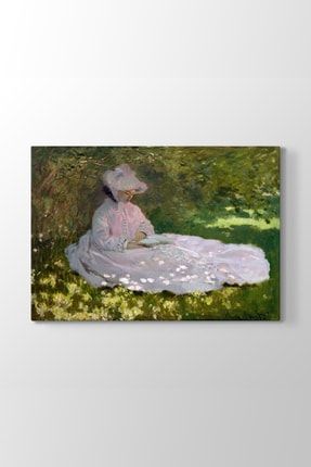 Claude Monet - Springtime Tablosu (Model 1) - (ÖLÇÜSÜ 140x100 cm) BS-181__model_1
