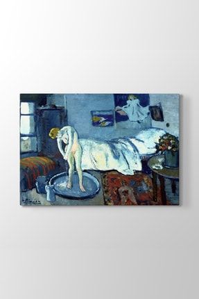 Pablo Picasso - The Blue Room Tablosu (Model 1) - (ÖLÇÜSÜ 140x100 cm) BS-244__model_1