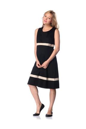 Kadın Hamile Pamuk Saten Elbise G161009
