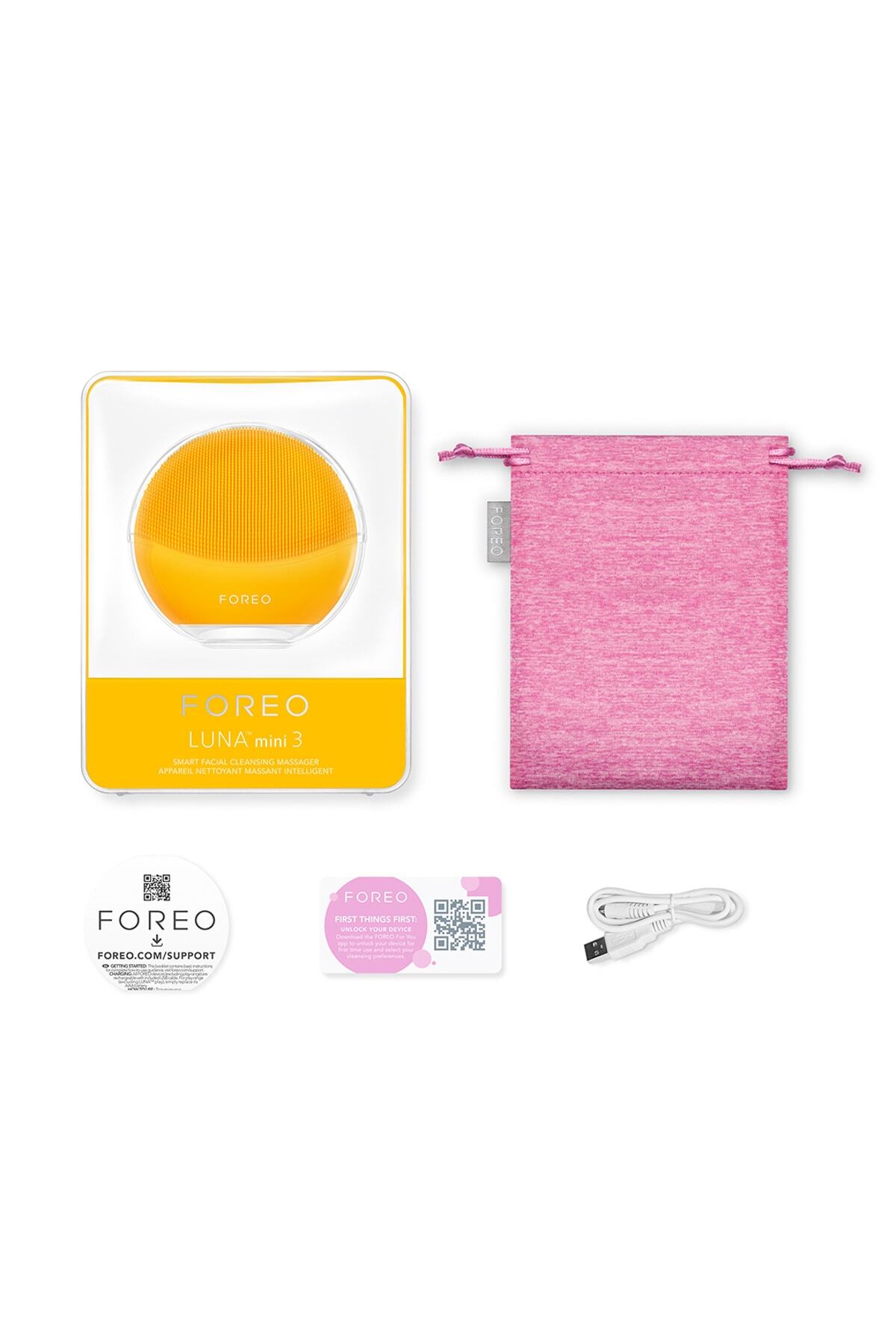 LUNA Mini 3 Yüz Temizleme ve Masaj Cihazı , Sunflower Yellow — زرد 7350092139458 — تصویر 3 از 5
