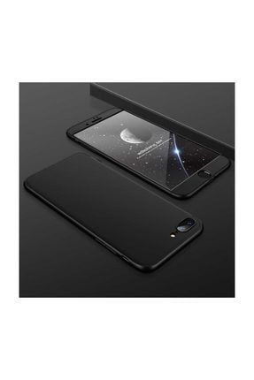 Iphone 8 Plus Kılıf 360 Tam Koruma Ays Kamera Korumalı Kılıf Siyah 8 plus ayg_R1
