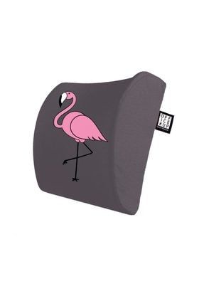 Gri Flamingo Visco Medikal Ortopedik Sandalye Bel Destek Yastığı 123Flamingo/Gri