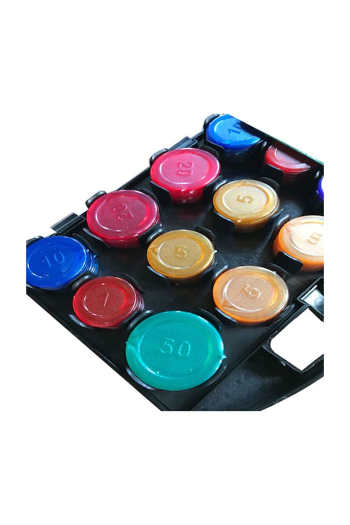 OEM Poker Fişi Çantalı 96 Chip Şeffaf (yerli Üretim)
