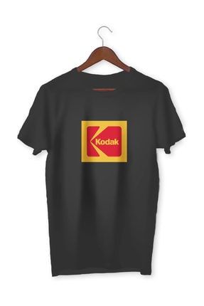 Kodak Logo Siyah Tshirt VECTORTSH01236