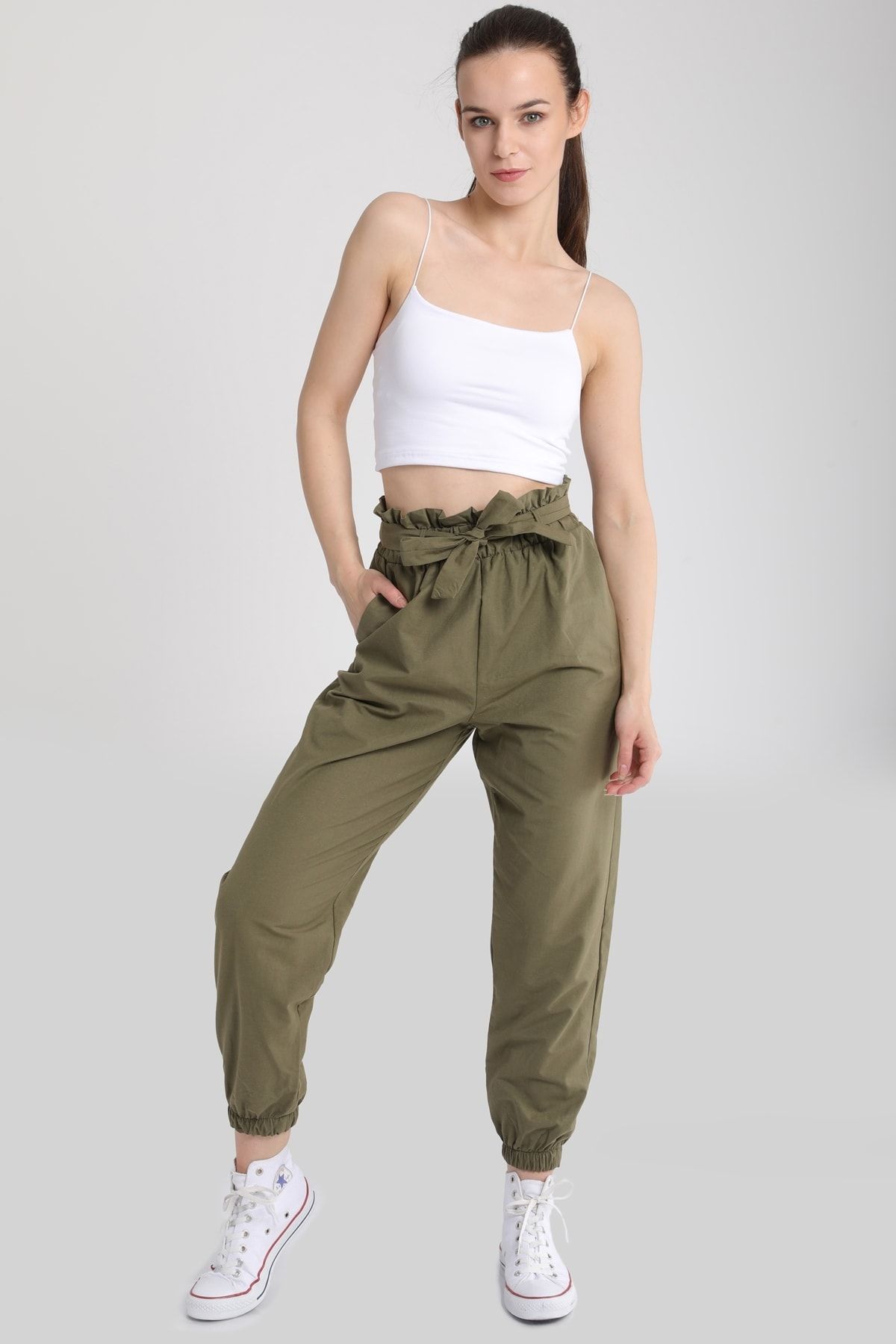 bel kusakli kargo pantolon mdt4717