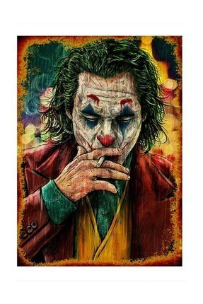 Sigara Içen Joker Art Mdf Tablo 50x70cm dikey-9615-50-70