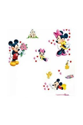 Mickey Mouse & Minnie Mouse Duvar Sticker Seti Mickey Mouse-TR54H