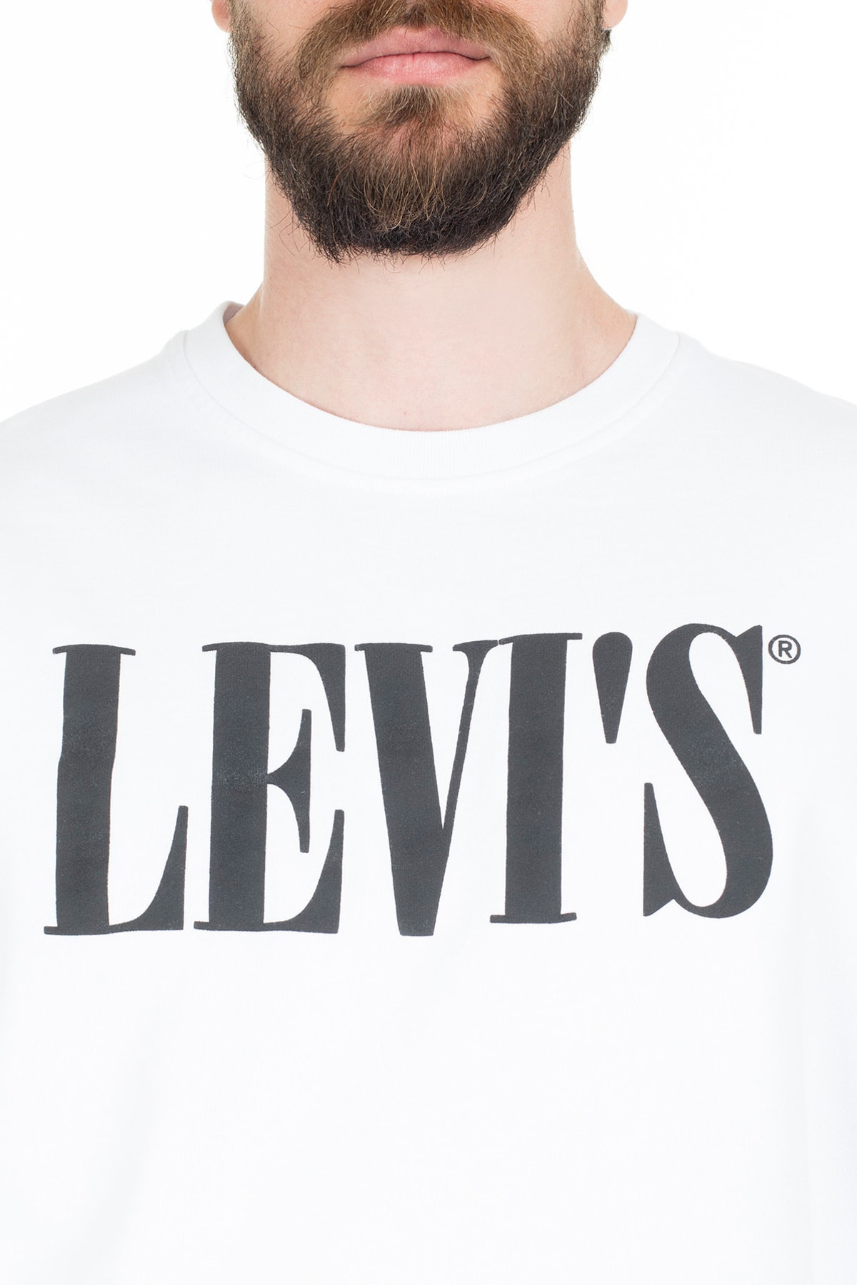 سویشرت لیوایز مردانه پنبه ای سفید  راسته Regular/رگولار     Daily/روزانه | Levi's 85788-0000 TR - تصویر 6