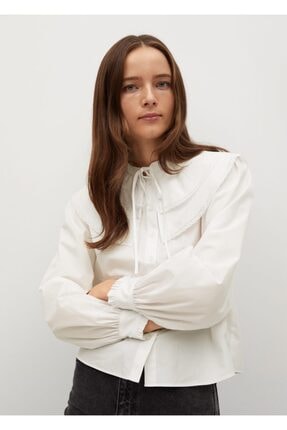 Mango Woman Bebe Yaka Bluz Fiyati Yorumlari Trendyol