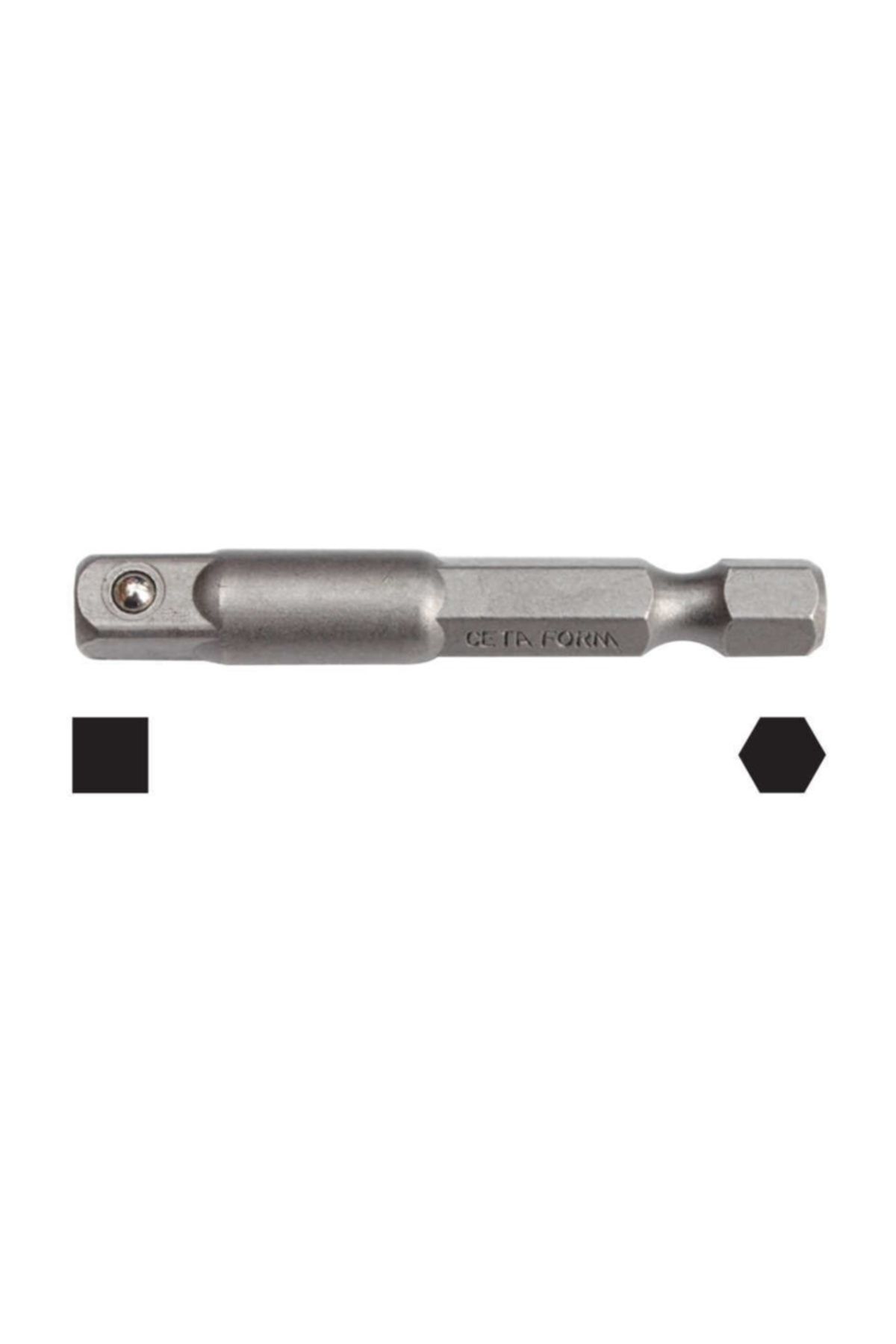 Ceta-Form 3/8"-1/4" Socket Adapter (Use with Machine. )50 mm - Bt/7020 1