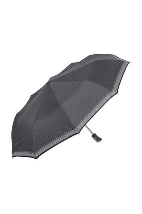 Snotline Kadın Şemsiye Mini Beyaz Puantiyeli Siyah 225l 225L-VR