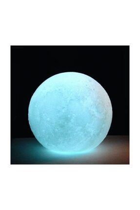 3d Ay Gece Lambası Dekoratif Led Başucu Lambası Moon Led 10 Cm Çap PRA-1228188-733171