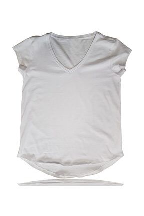 Tişörtünü Kendin Tasarla Kadın Beyaz Salaş Tişört 2006058000007