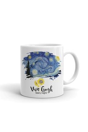 Van Gogh Starry Night Seramik Kupa Bardak KP12-1