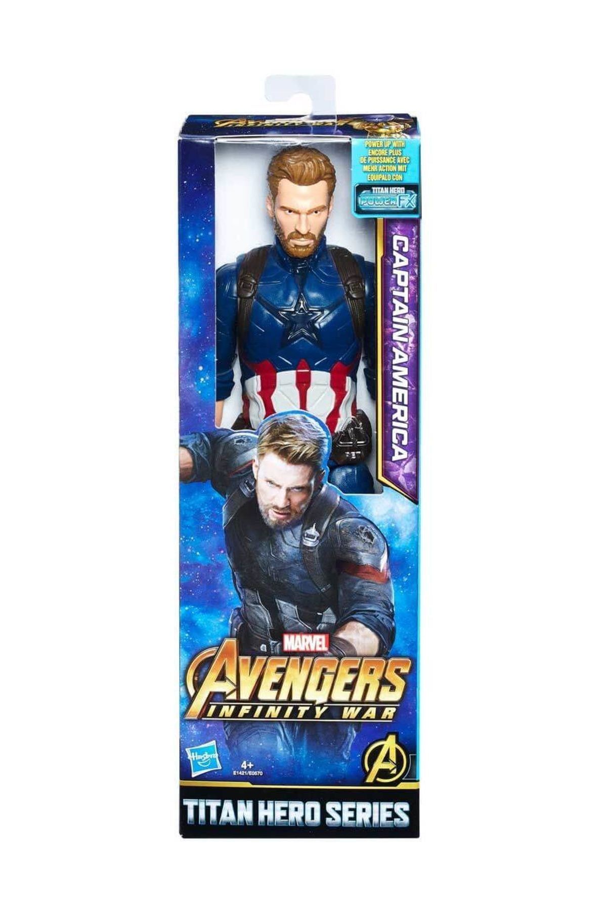 Avengers Titan Hero Captain America Figurine 30cm