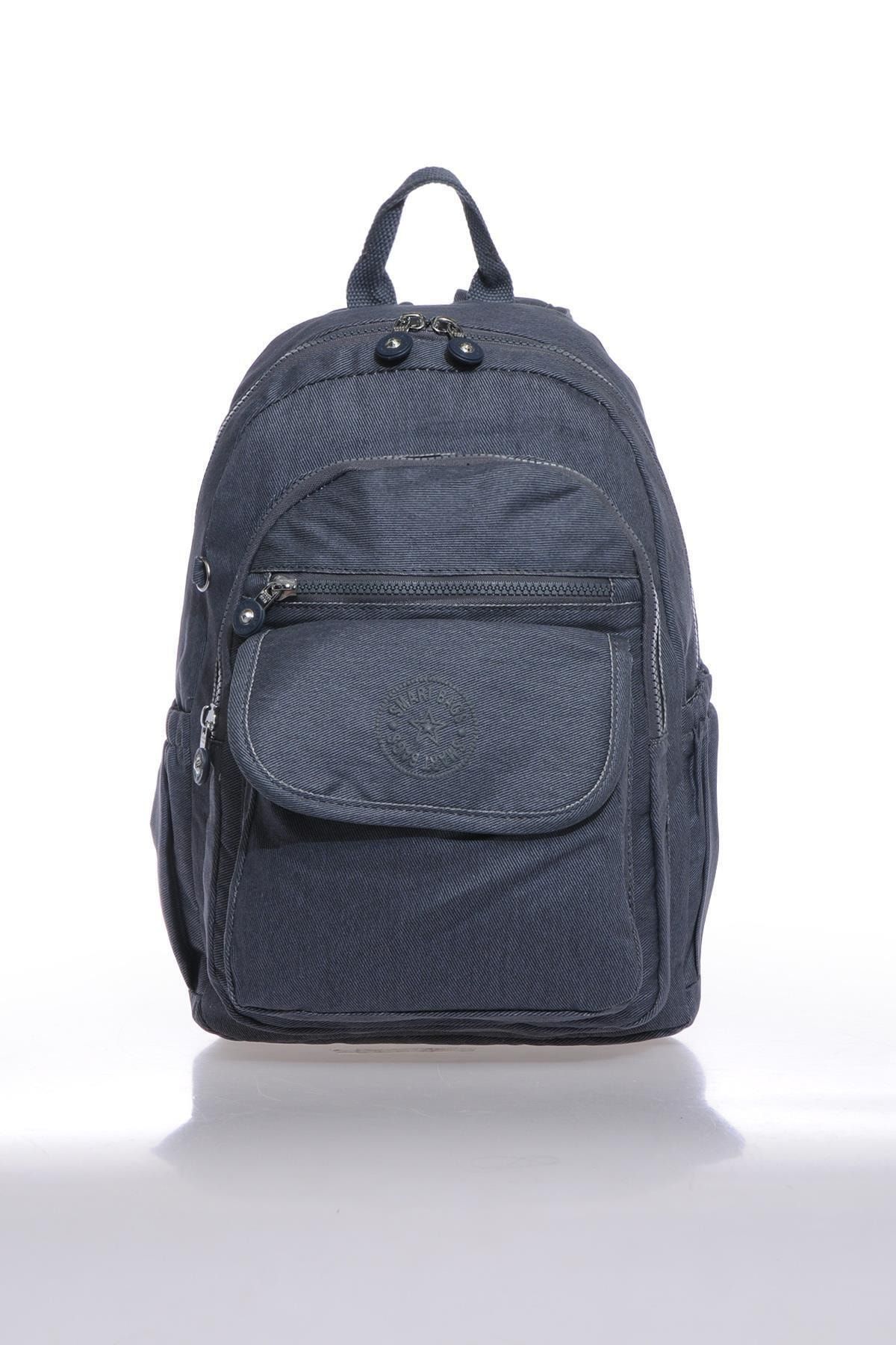 Dark blue backpack women's discount