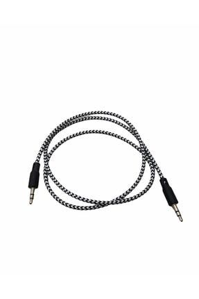 Aux Hasır Kablo 3.5mm Siyah-beyaz OTO1000625