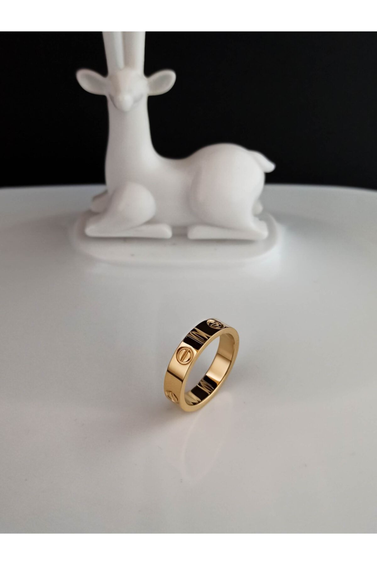 PUCCA AKSESUAR Cartier Love Model Stoneless Ring Trendyol