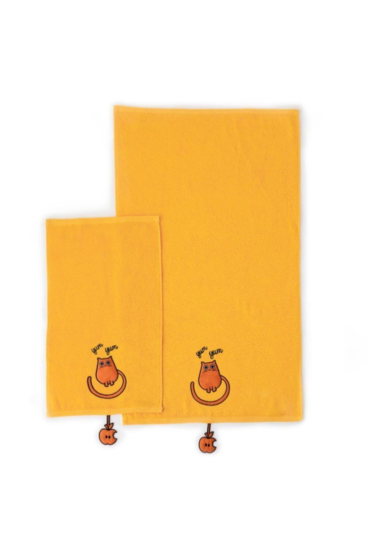 Milk & Moo-Kinderhandtuch 2er-Set Chubby Cat 5