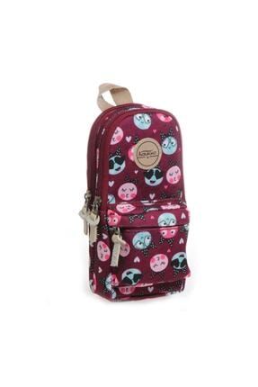 kaukko flamingo kalem cantasi gri k2106