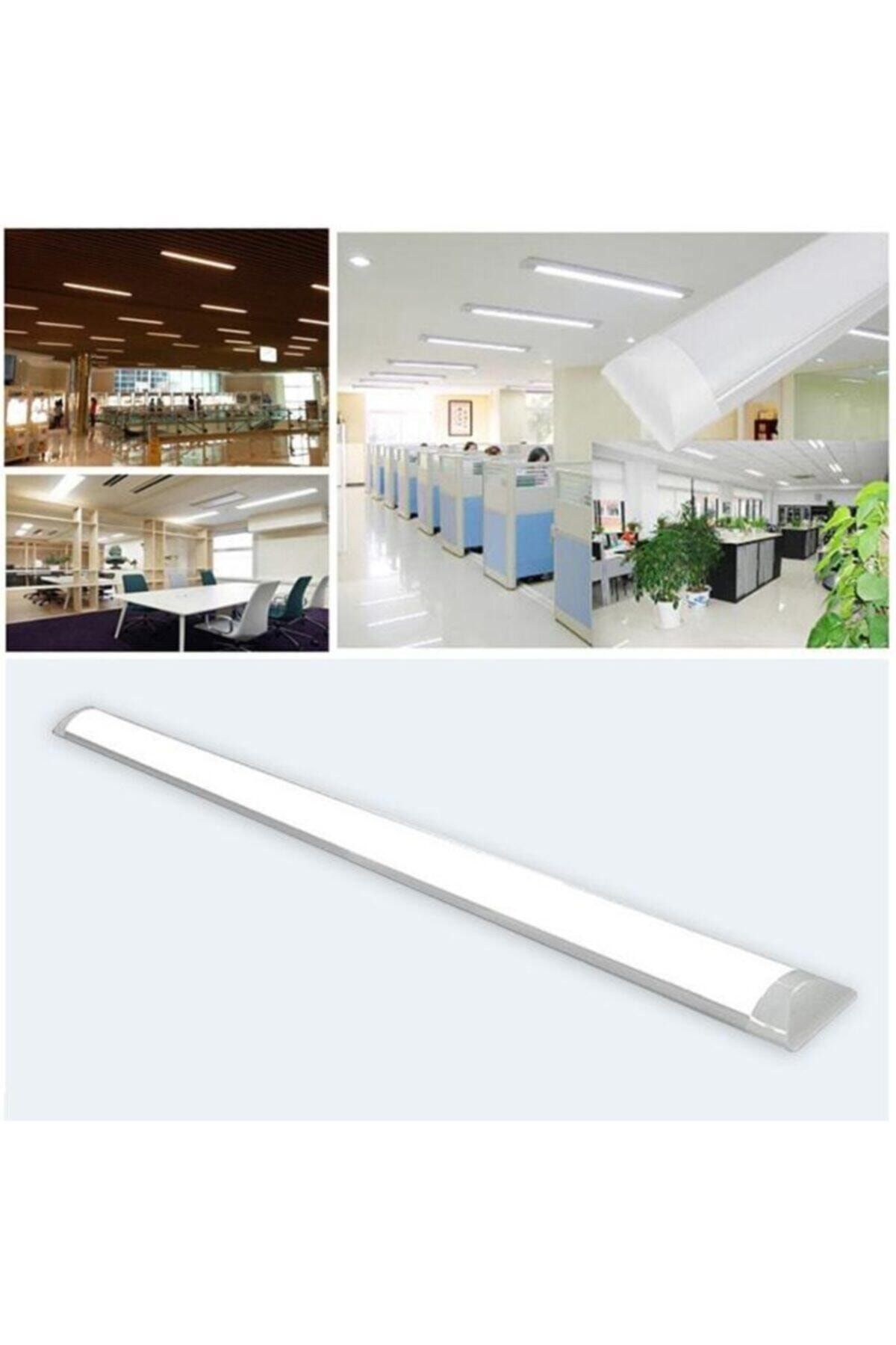 Led Floresan Yatay Bant Armatür 36 Watt Tavan Aydınlatma Yeni Nesil Floresan