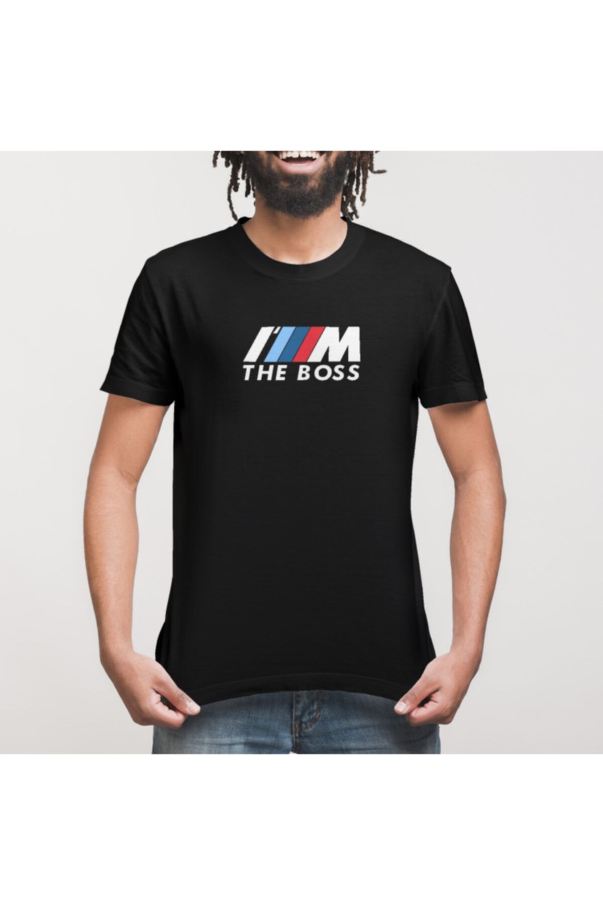 Crazy-Men's Black Bmw I M Boss 02 T-shirt 3