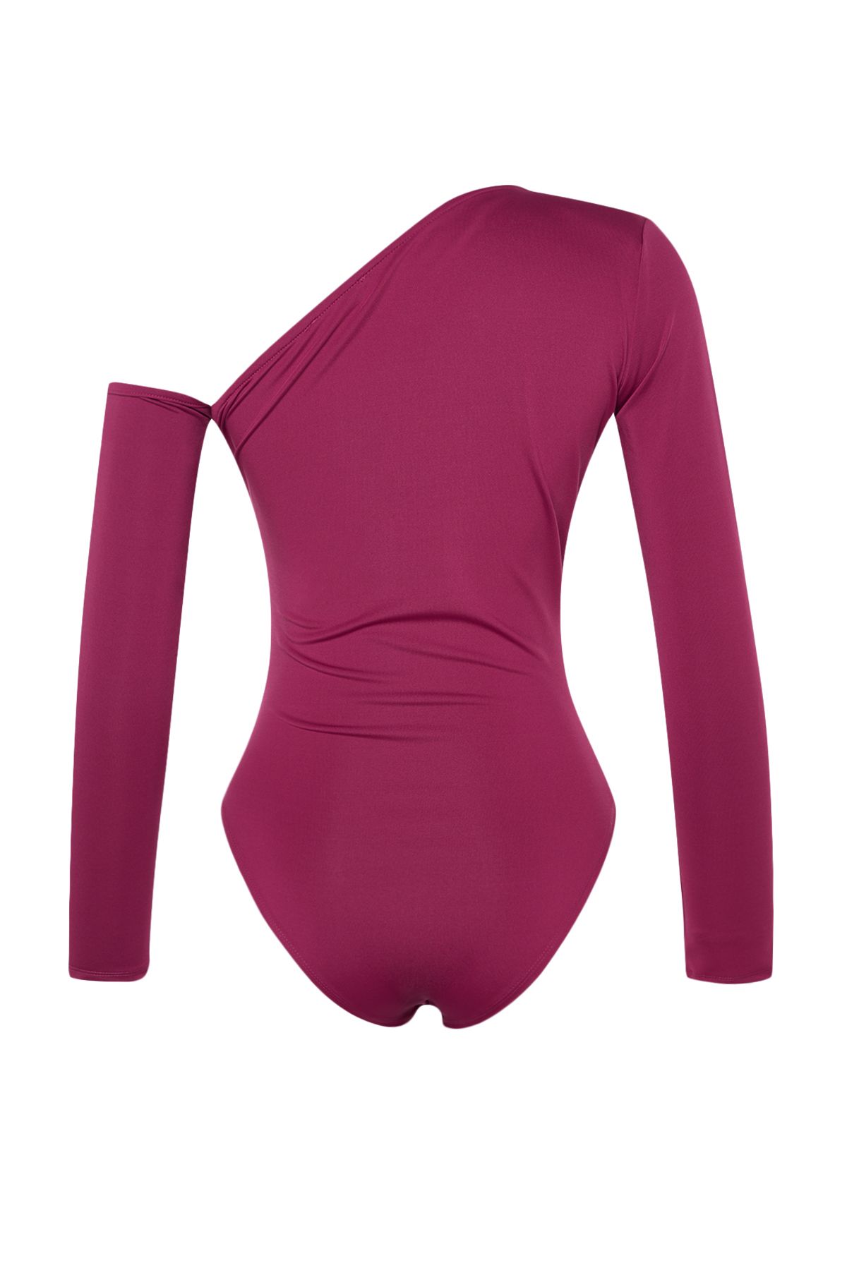 Trendyol Collection-Fusya Асиметричний комір з довгим рукавом Orme Body TWOAW22BD0080 8