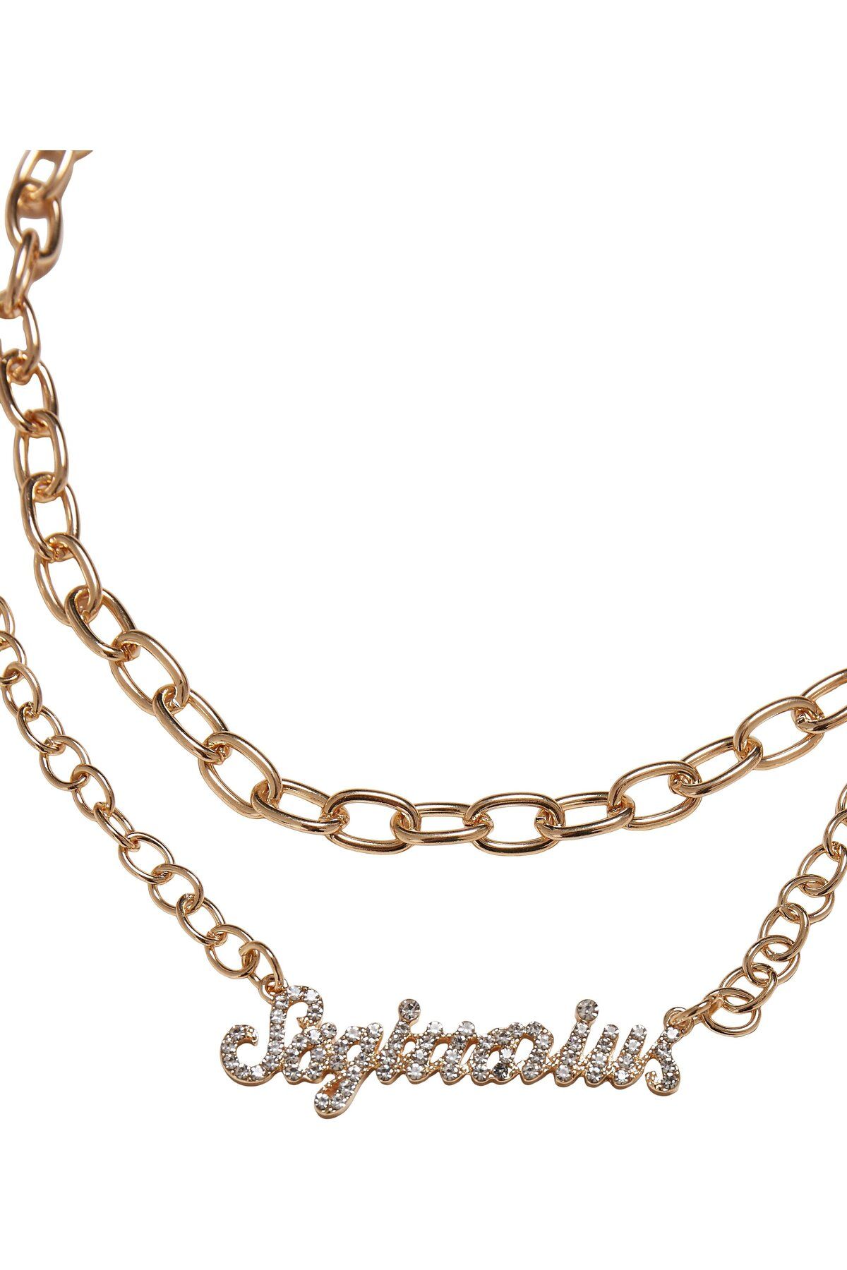 Urban Classics-Accessoires Diamant Sternzeichen Goldene Halskette 2
