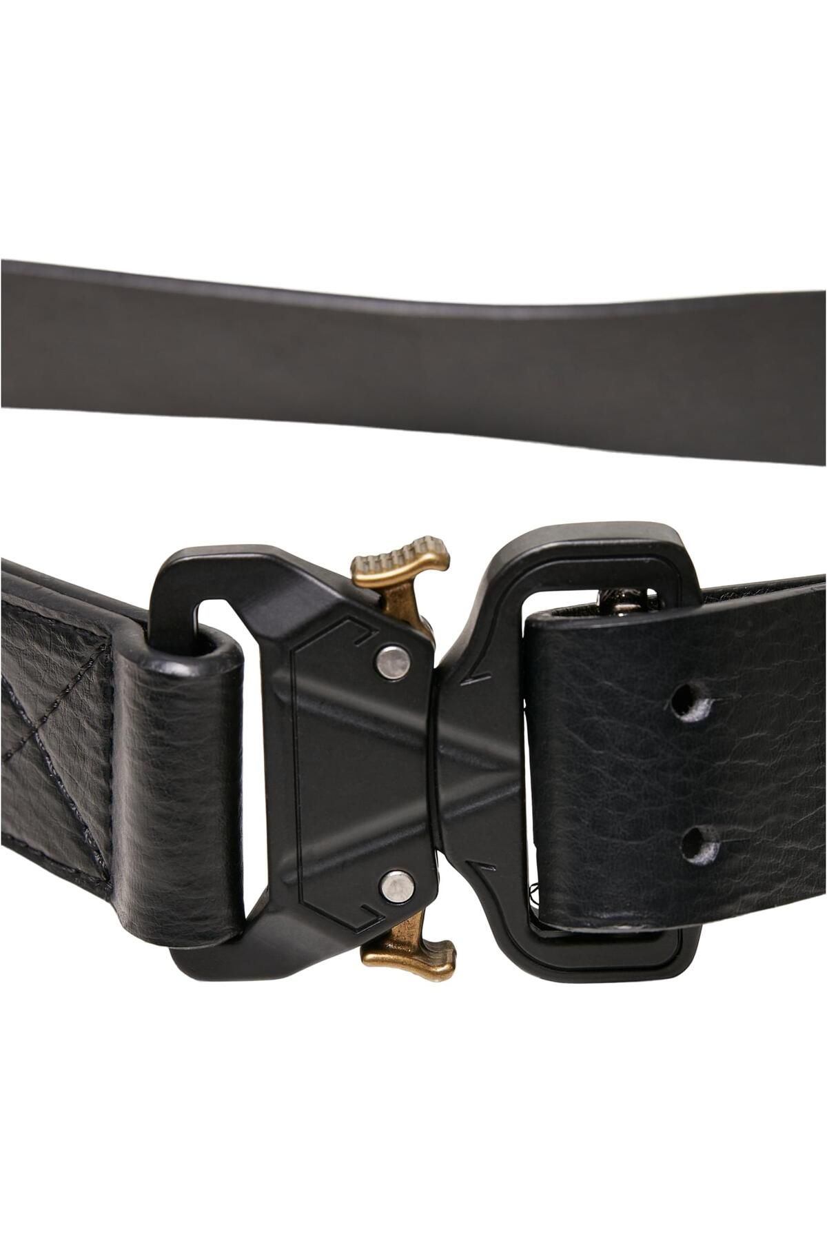 Urban Classics-Accessories Imitation Leather Belt With Hook 2