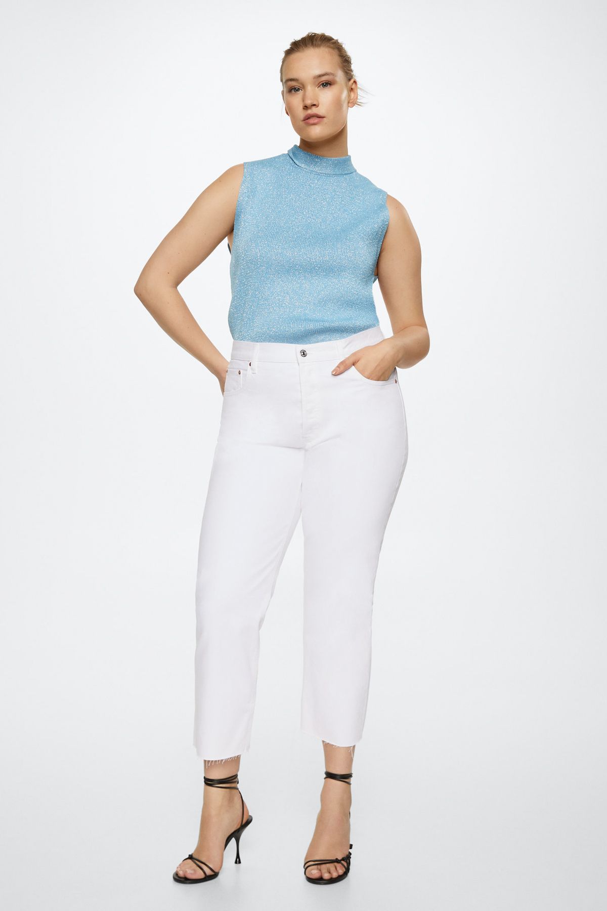 Beyaz Kadın Jeans 27085779