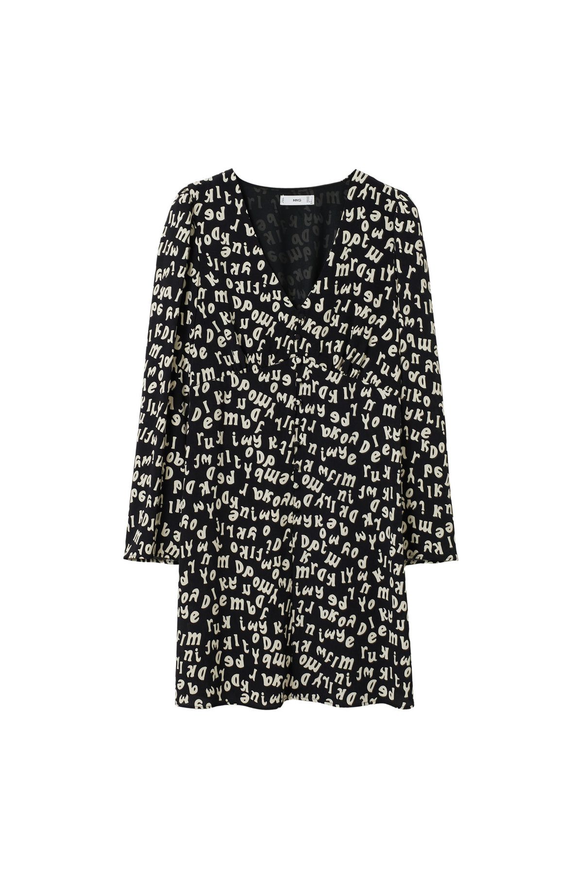 MANGO-27062516 Rochii si salopete Negru 4