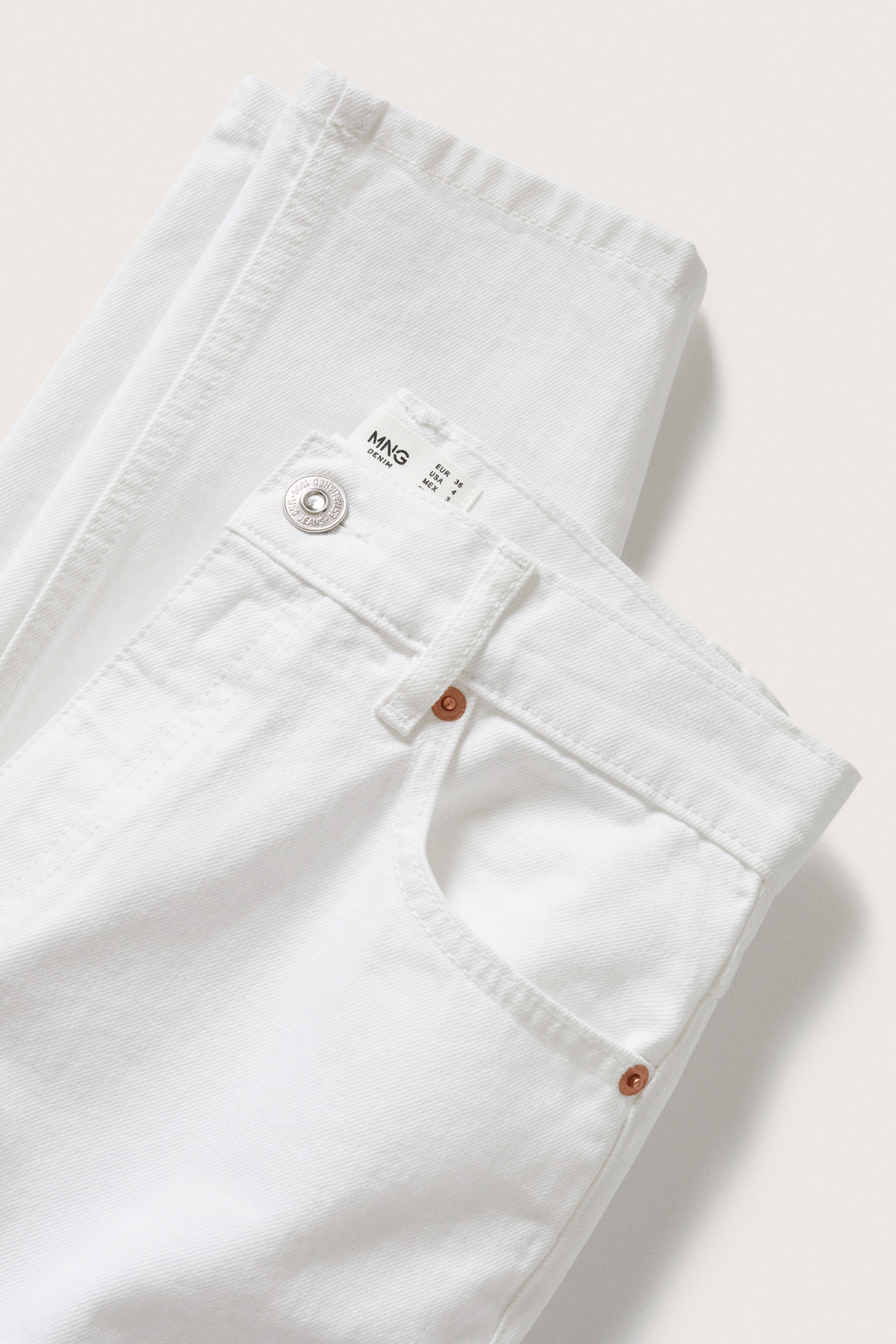 Beyaz Kadın Jeans 37010255