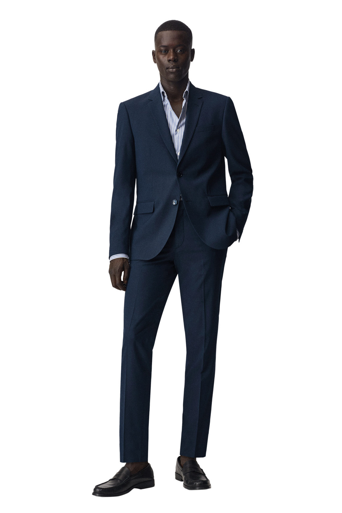MANGO Man-27039053 Μπουφάν και Blazers Dark Navy 10