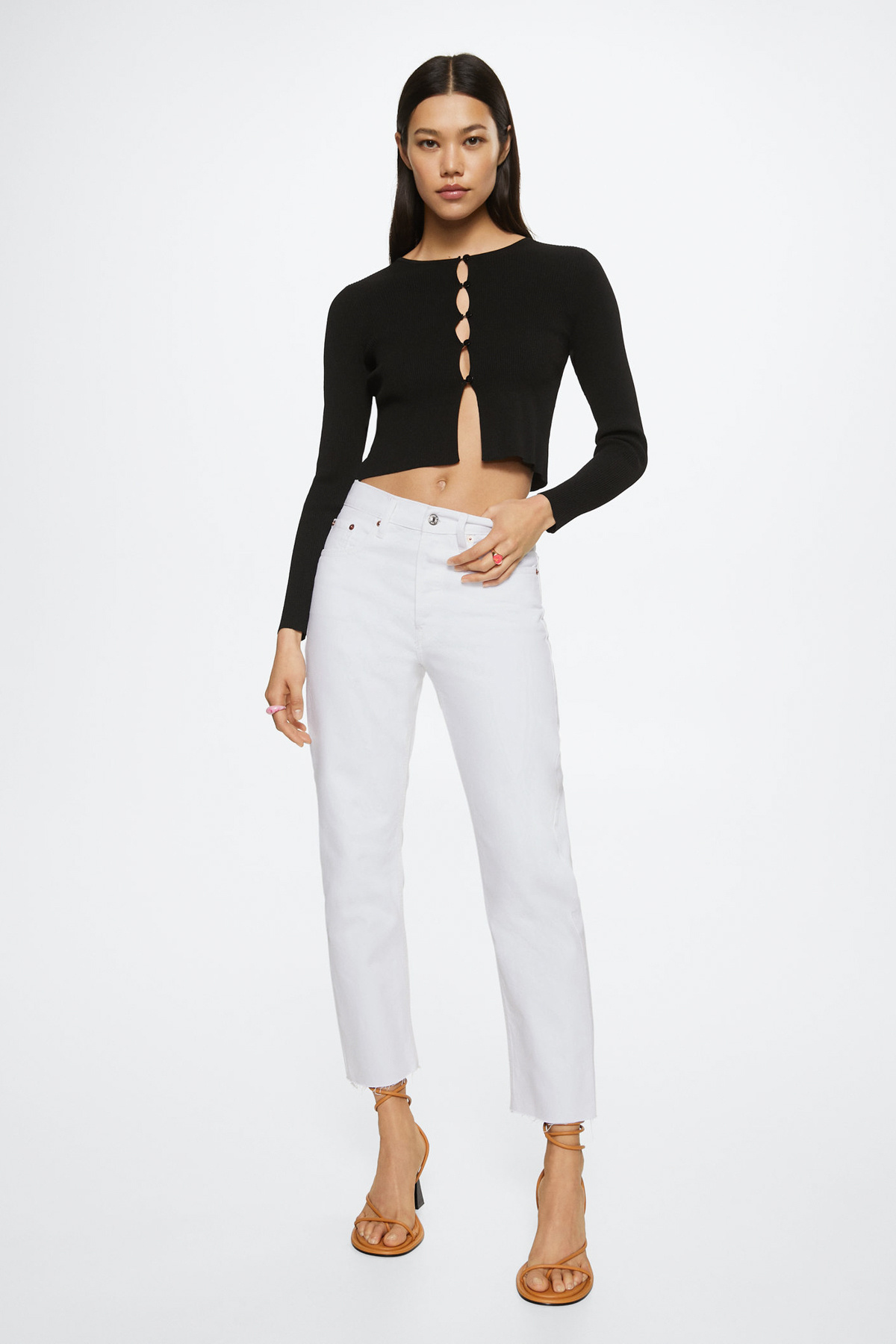Beyaz Kadın Jeans 27085779