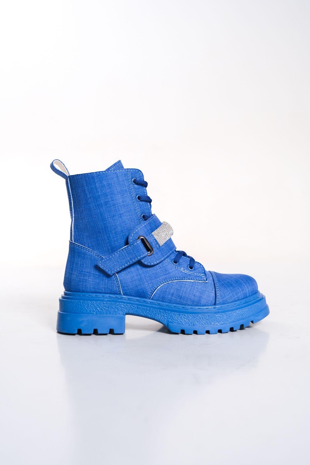 Blue online palladium boots