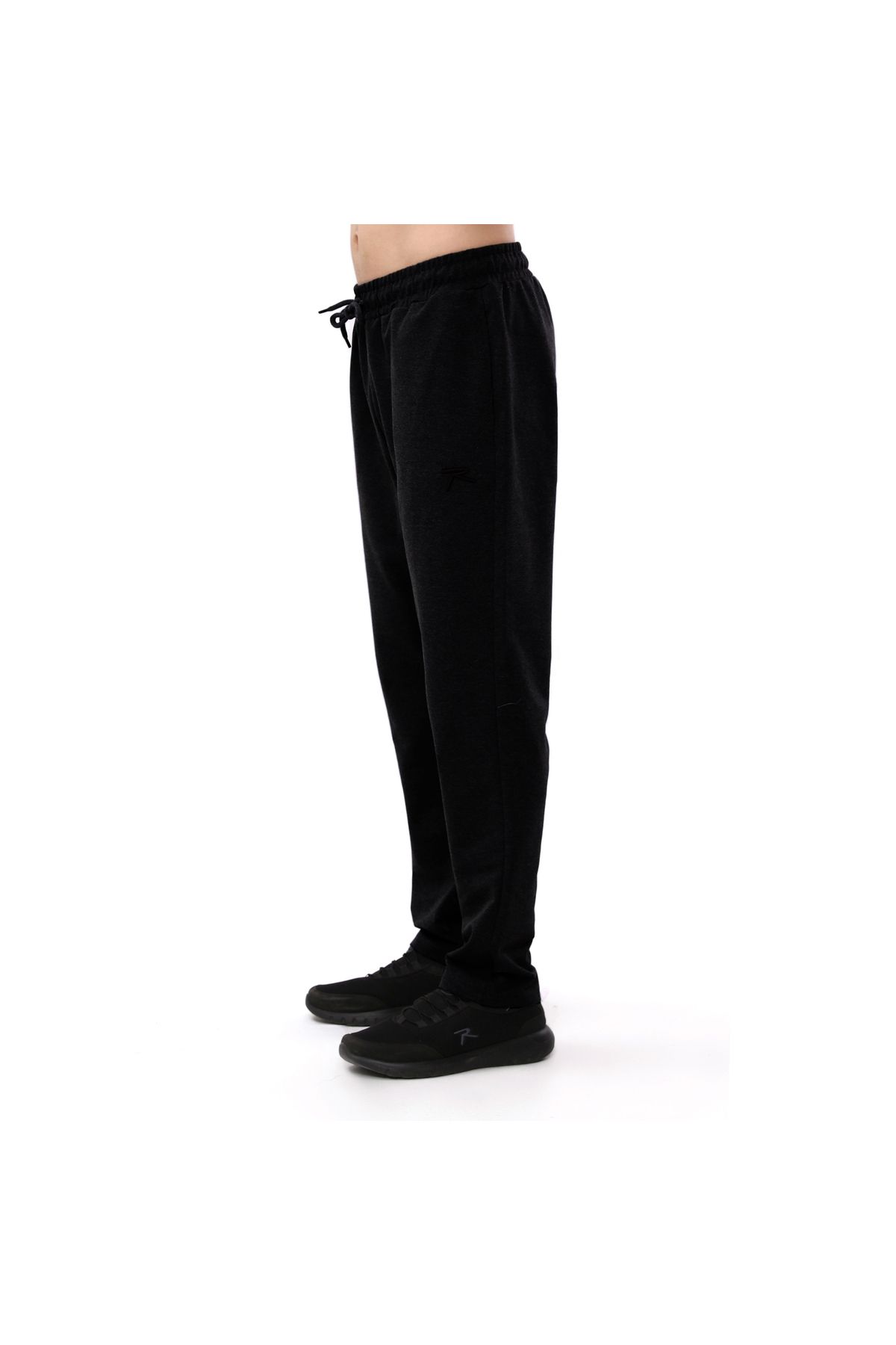 Black track discount pants for men