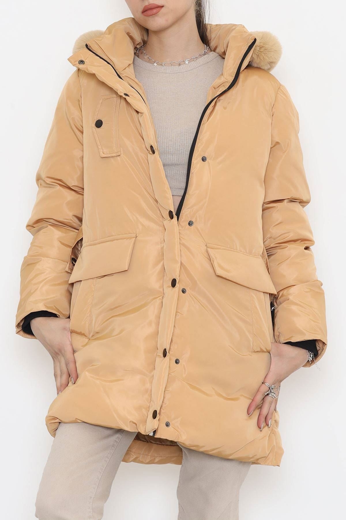 Mink Puffer Jacket with Fur Hood - 4004.1555.