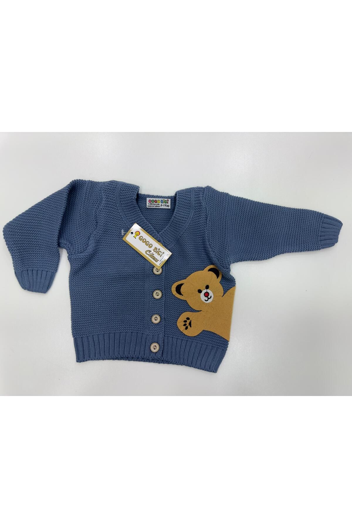 gogo bici-Teddy Bear Model Knitwear Cardigan 6
