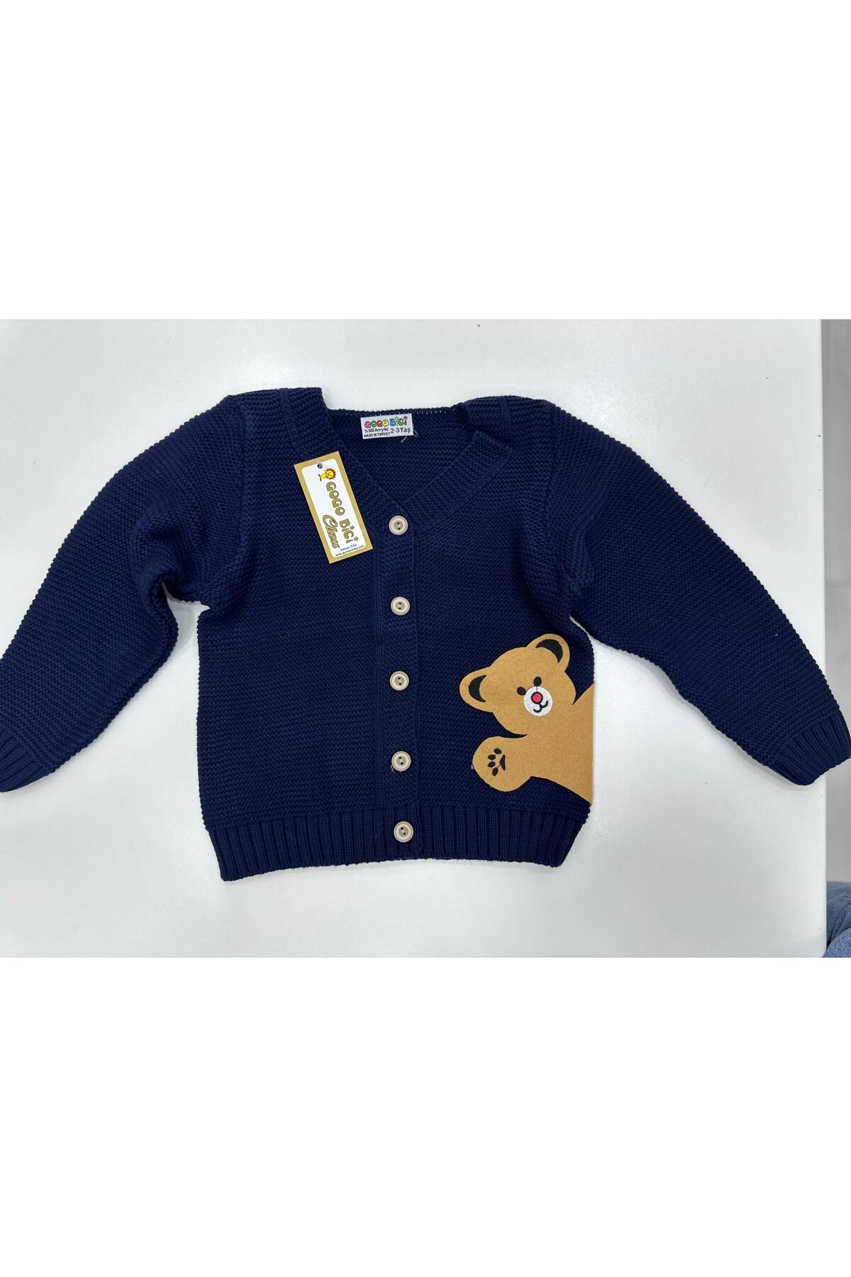 gogo bici-Teddy Bear Model Knitwear Cardigan 4