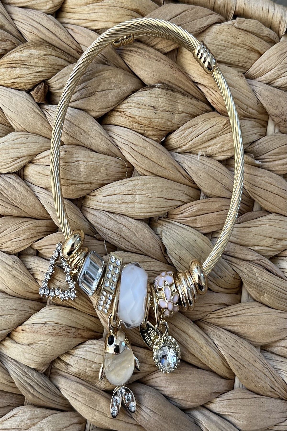 Pandora leather top slider bracelet