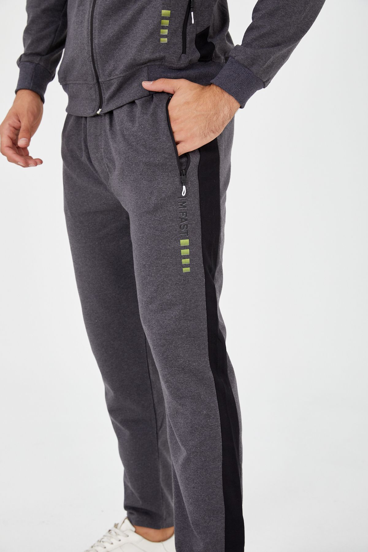 Mens straight deals leg tracksuit